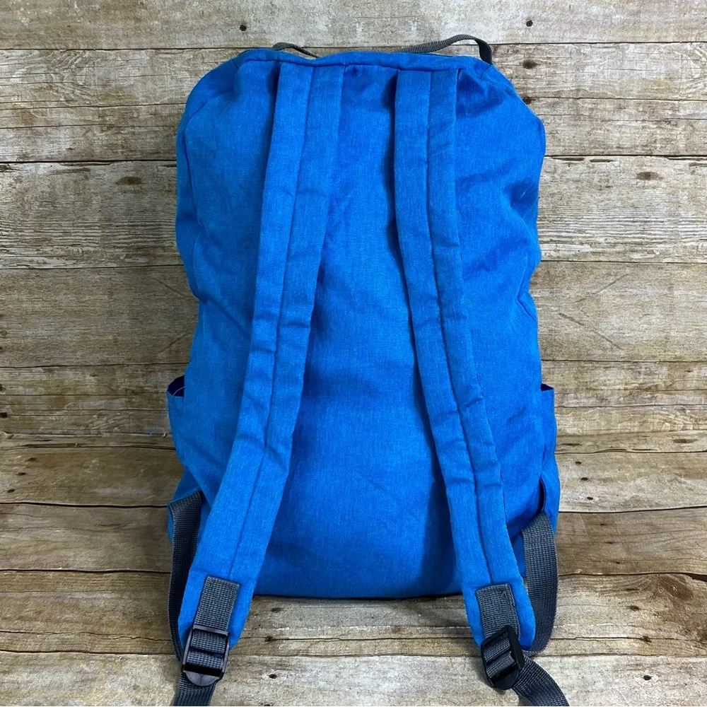 Travel Season Folding Backpack 20 Blue Grey Lightweight Packable Daypack Bag